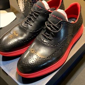 Black and red Cole Haan worn once.